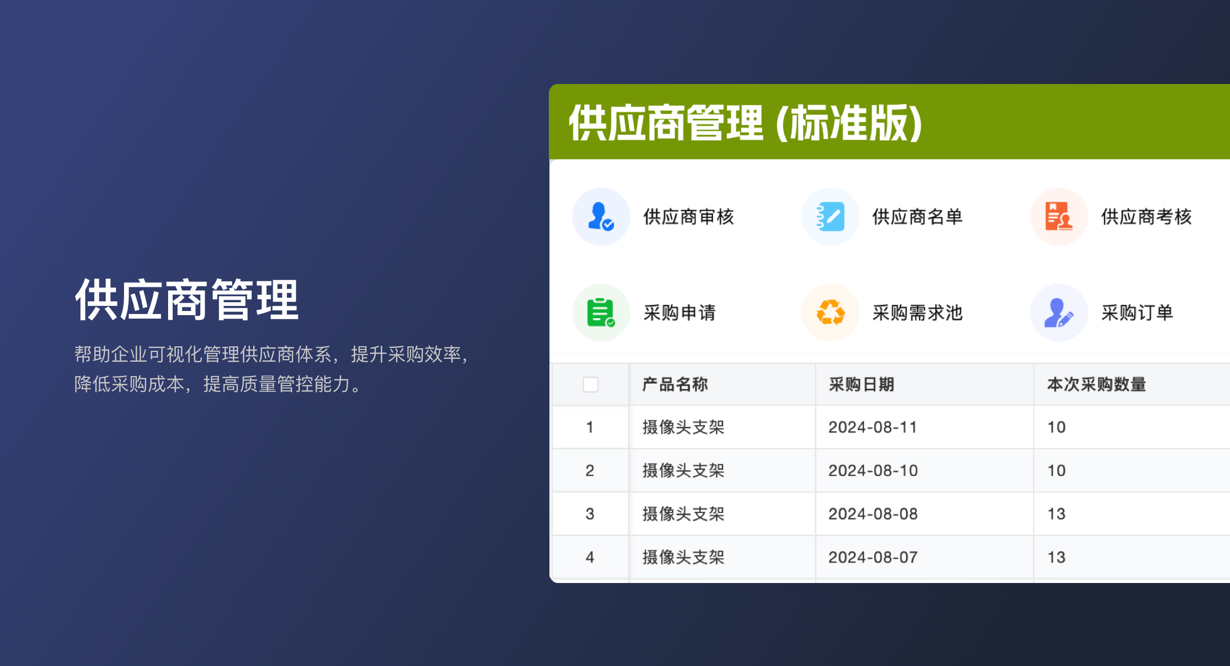 供应商管理（标准版）(0)
